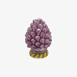 Artisans-Ceramiche Mennella Artisanal Pink Pinecone - Made To Order
