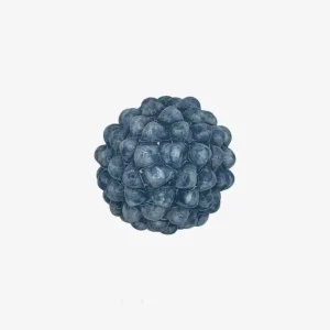 Artisans-Ceramiche Mennella Artisanal Light Blue Pinecone - Made To Order