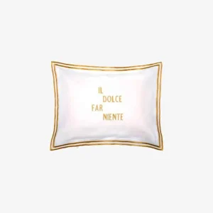 Bedroom-ISSIMO X Frette Boudoir Pillow Case "Dolce Far Niente"