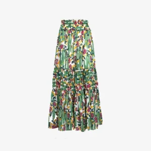 Bottoms-ISSIMO X Loretta Caponi Romee Long Skirt